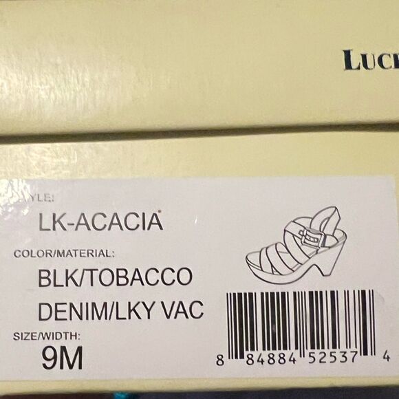 New lucky brand denim platform heels - Picture 6 of 6